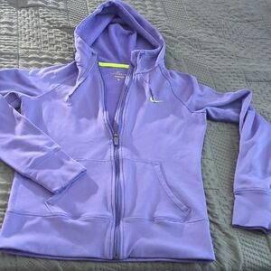 Nike Women's Lavender Zip-Up Hoodie